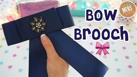 como hacer moños bow brooch 